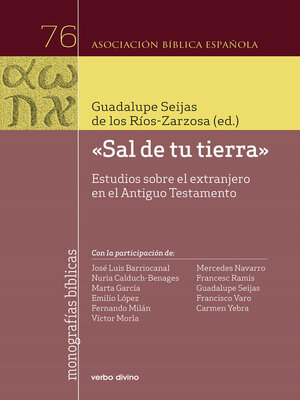 cover image of "Sal de tu tierra"